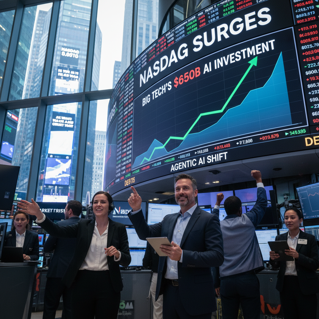 Nasdaq Surges on Record AI Spending: The Dawn of Agentic AI
