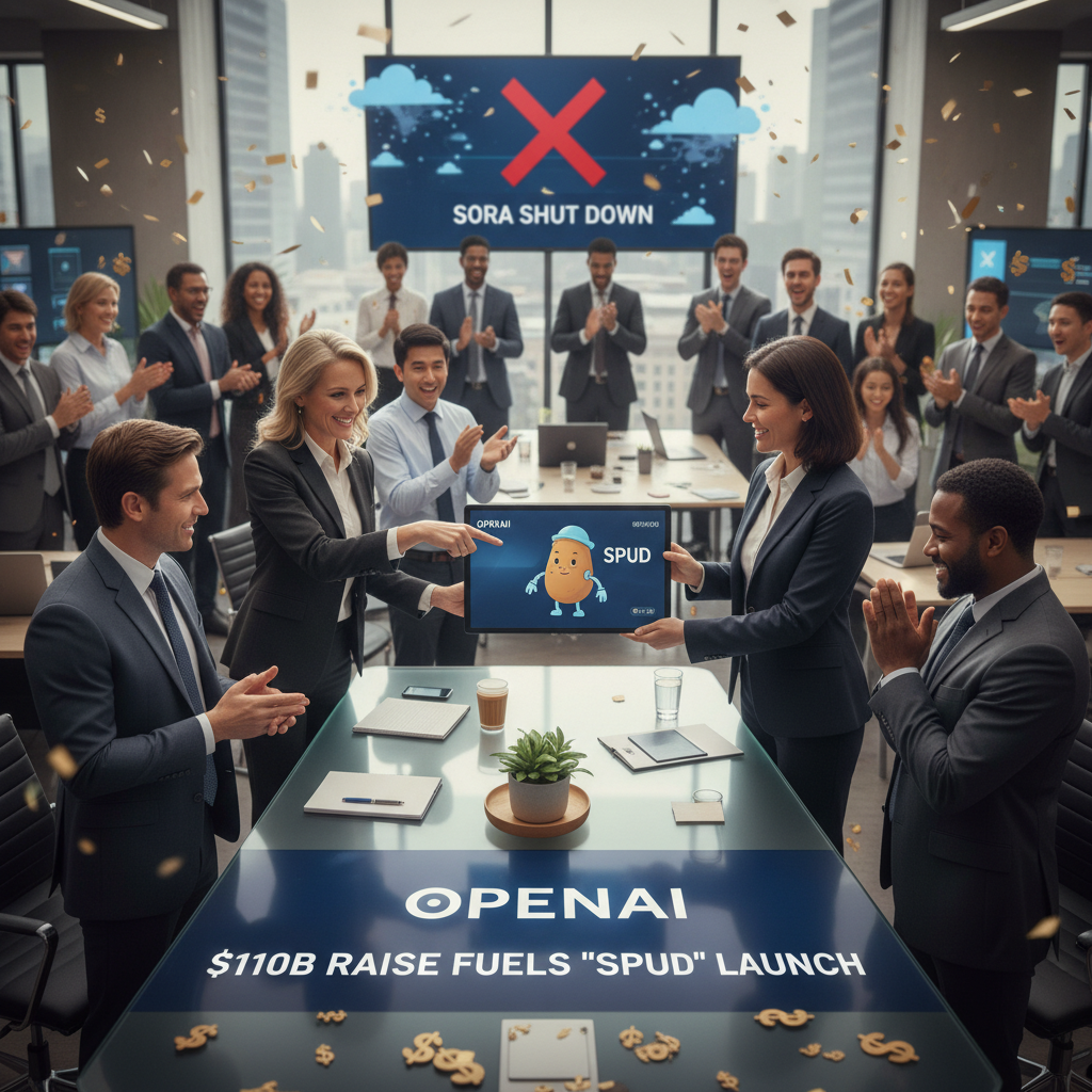 OpenAI Secures Landmark $110 Billion Funding, Prioritizes "Spud" Amidst Intense AI Race